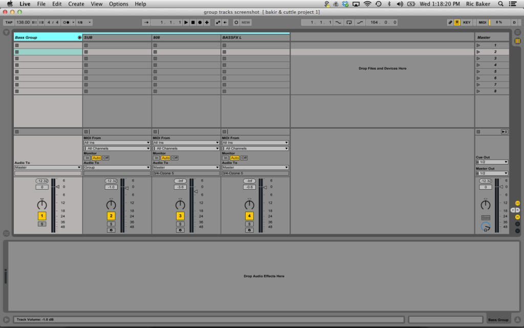 Group Tracks In Live