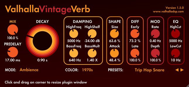 valhalla vintage verb splice