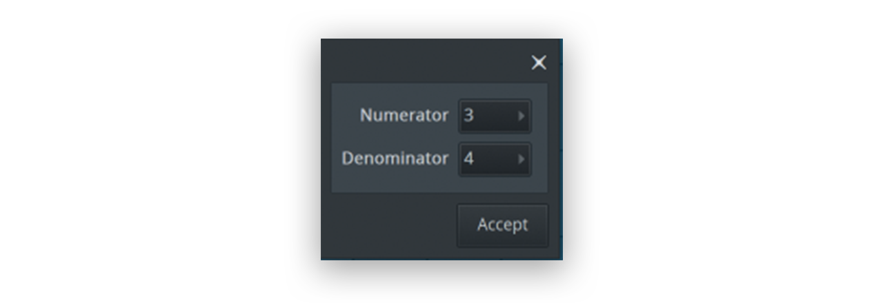 fl studio 12 change time signature