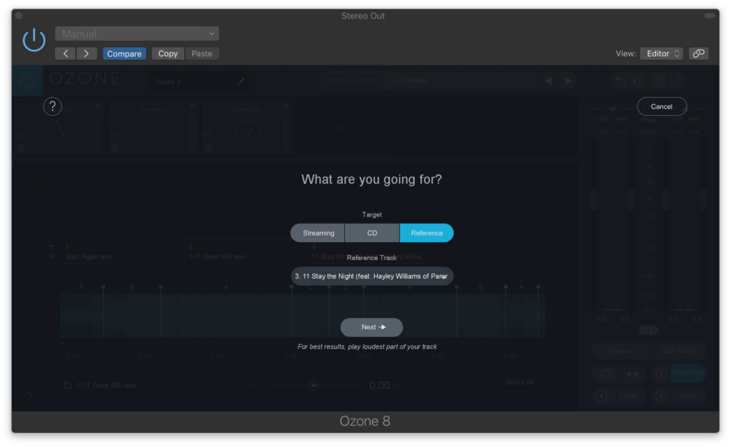 How to master with Ozone 8 Advanced and reference tracks - Blog | Splice