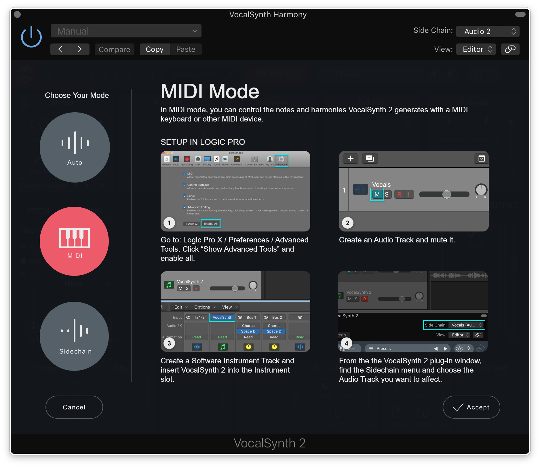 izotope vocalsynth 2 how tto make vocal hermny