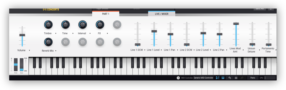 arturia analog lab save preset with effects