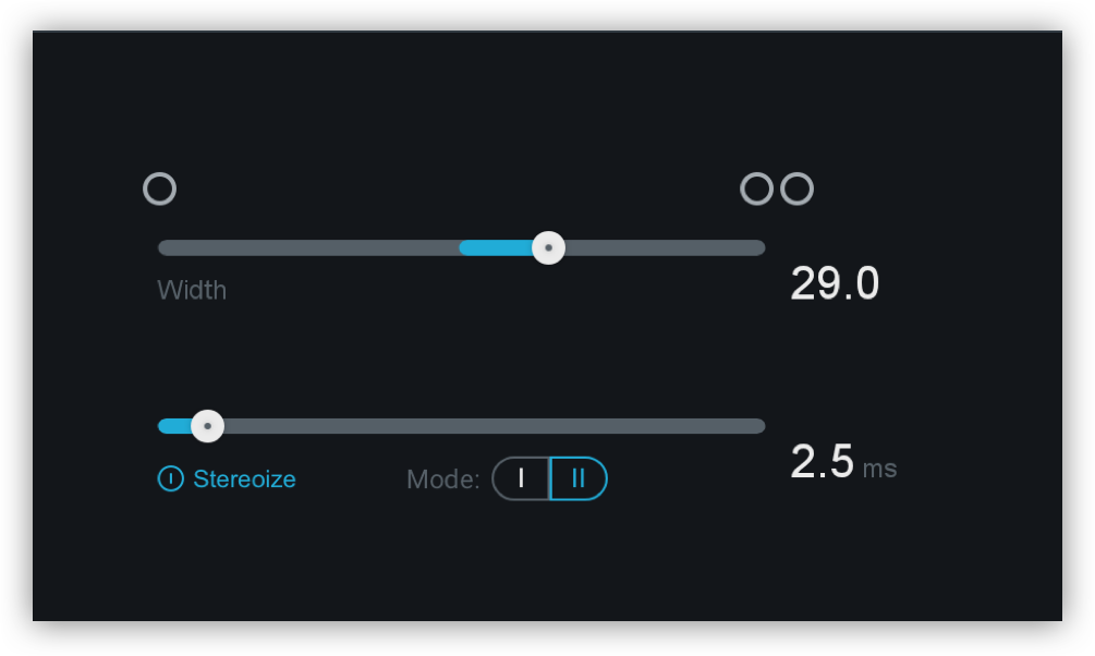 The GUI of Ozone 9 Elements' Imager module