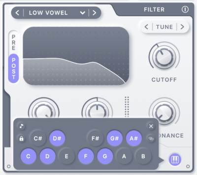 Filter Pitch Snap