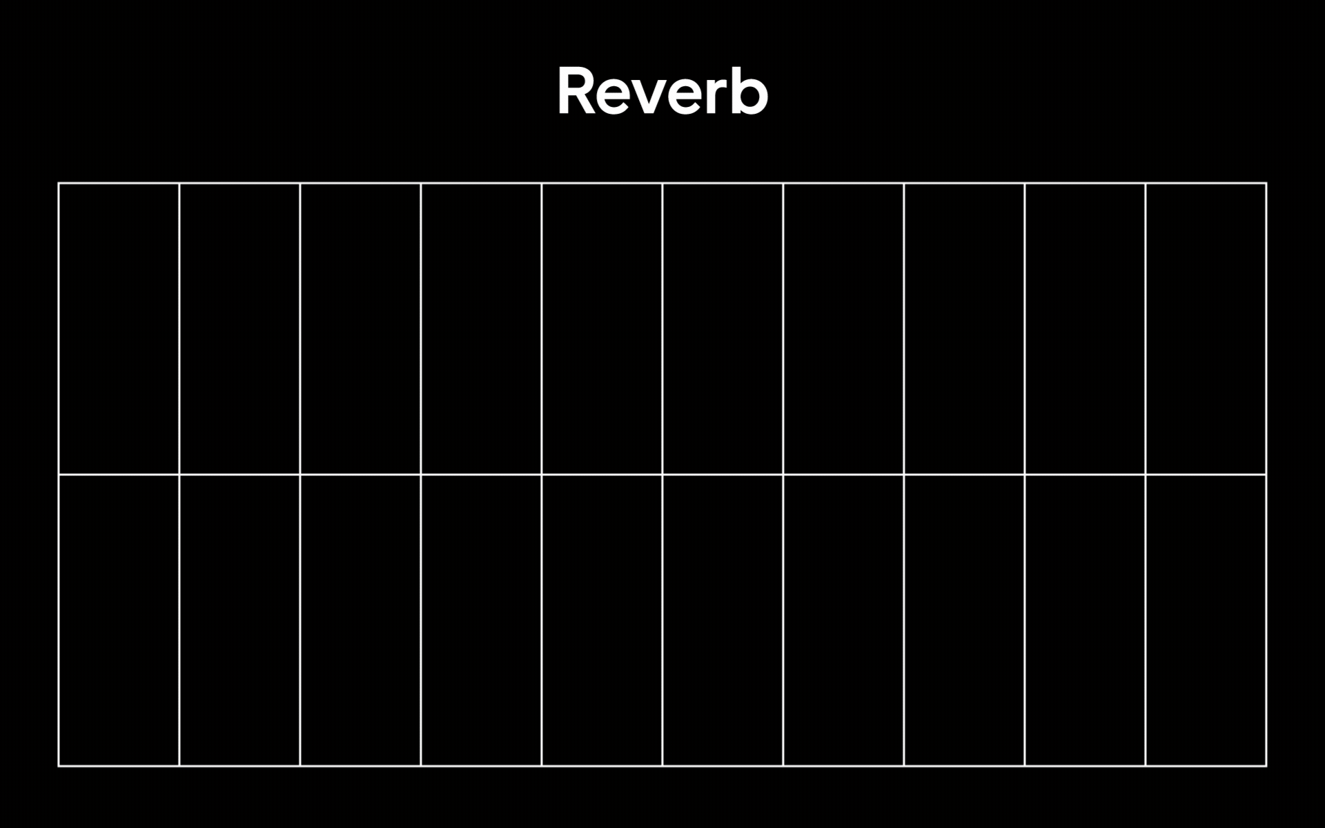 A gif showcasing how reverb shapes a waveform.