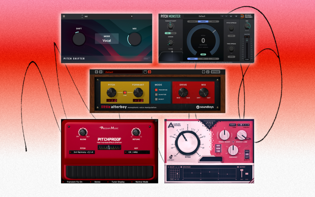 5 simple pitch shifting plugins