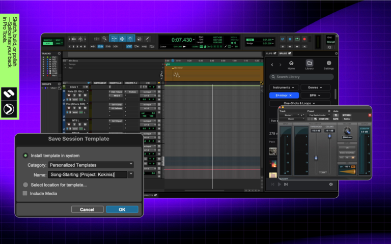 Pro Tools templates: How to set them up to streamline your workflow
