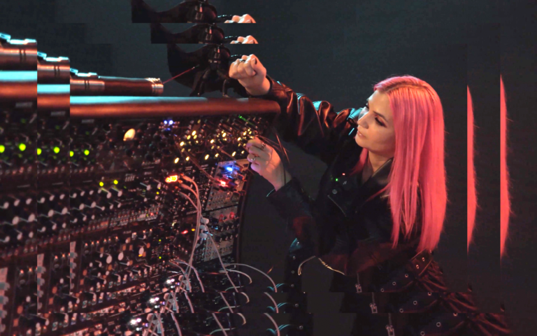 Tori Letzler and Steven Richard Davis showcase their film scoring setup