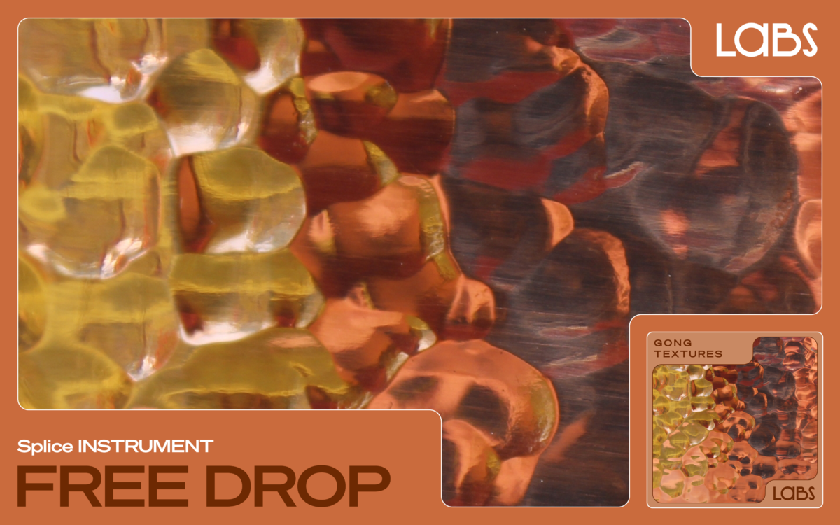 Get a free gong texture for Splice INSTRUMENT